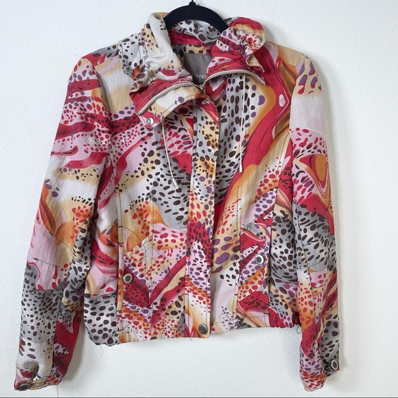 Spanner Multi Color Zip Up Jacket - Picture 10 of 11